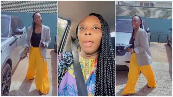 "What does she do for a living?": Video of Counsellor Charlotte Oduro's posh Range Rover causes stir