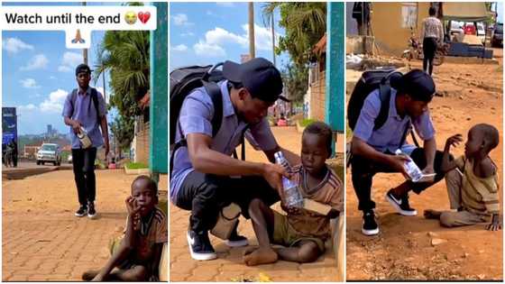 TikTok man feeds poor kids on the street with meals in touching video: "You can help without camera"