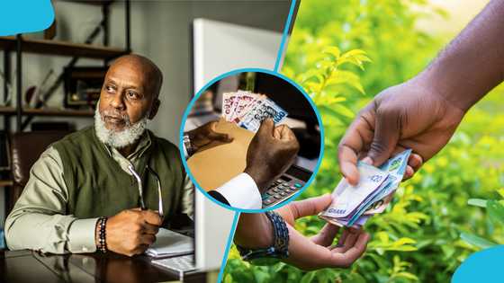 Ghanaian pensioner allegedly gives 'brown envelope' before receiving his pension