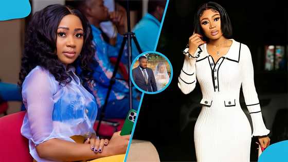 Real or movie? Akuapem Poloo ignites marriage rumours with wedding video online, fans react