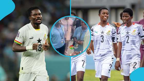 Black Stars defender donates handsome cash to Ghana’s U15 Girls’ Team (Video)