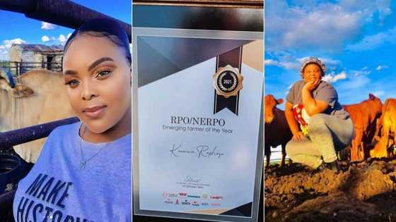Young lady named Emerging Farmer of the Year 2021 lists career achievements; stuns many