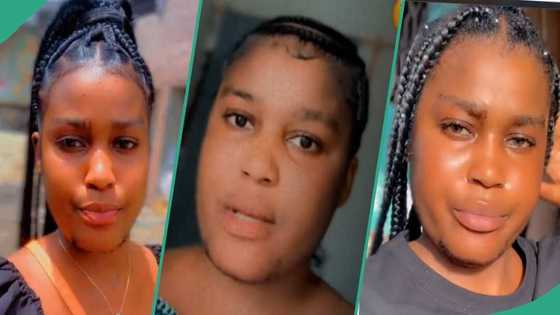 Young Nigerian lady shows off her beards on TikTok, people react as video goes viral
