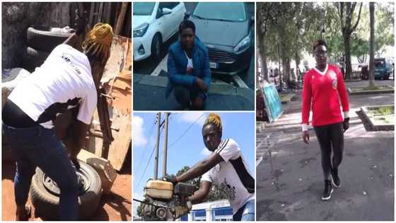 25-year-old lady returns from Europe to work full-time as a vulcanizer