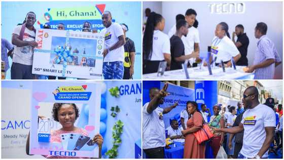 TECNO opens latest exclusive store at Adum Market in Kumasi with Dr Likee