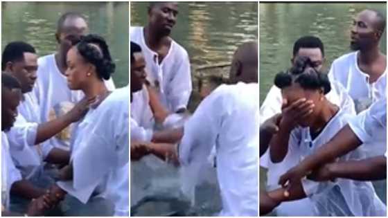 Diana Asamoah In Israel: Gets Baptised In River Jordan; Folks Excited