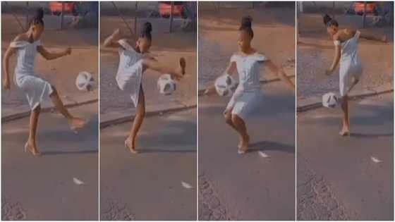 Girl Power: Lady in heels juggles ball flawlessly; her skills amaze many as video goes viral