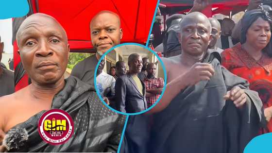 Daddy Lumba’s abusuapanin delights Ghanaians as he poses for photos at Kumasi High Court, video