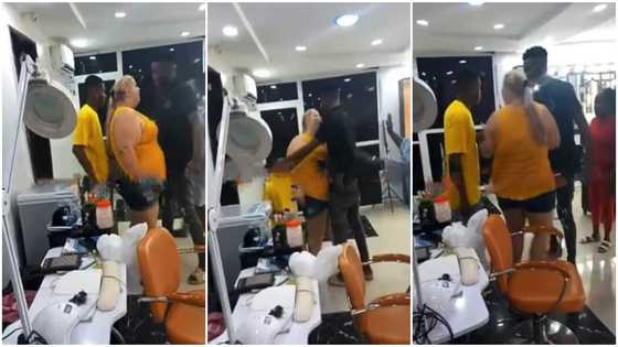 White lady defends her boyfriend from another woman in public; video goes viral