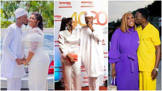 Ghanaian blogger Nkonkonsa and his gorgeous wife look perfect together in stunning outfits for their 4th wedding anniversary