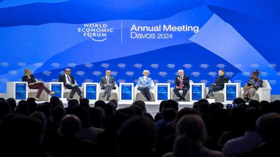 Davos free-trade champions fret over war, climate