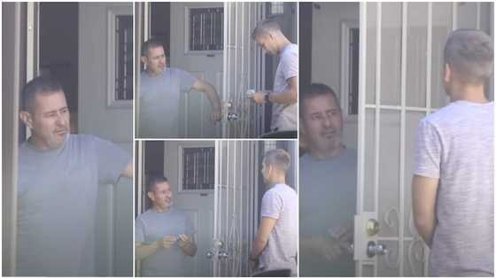 Are you an angel? Man surprised as stranger knocks on his door in the morning, pays GHc 7200 for his house rent