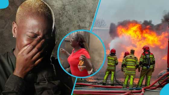 Tears flow as relatives visit scene of tragic Abuakwa Manhyia fire