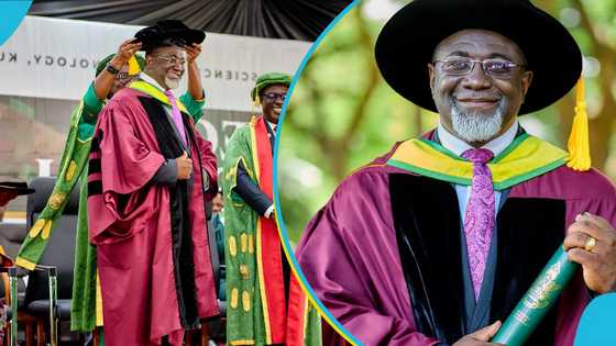 Dr Andy Osei Okrah, KNUST alumnus and CEO, graduates with Ph.D. in Human Resources Management