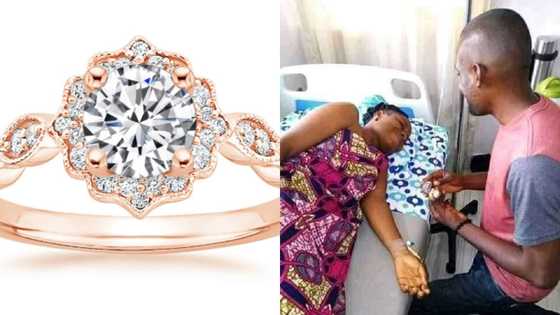 Fine man proposes to seriously sick fiancée in hospital bed; lovely photos drop