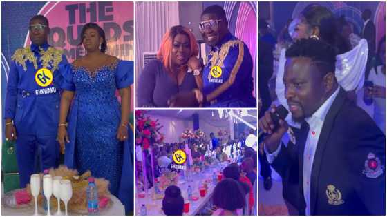 Frank Osei: US-based GH man and his wife host lavish baby christening to celebrate their quadruplets in videos