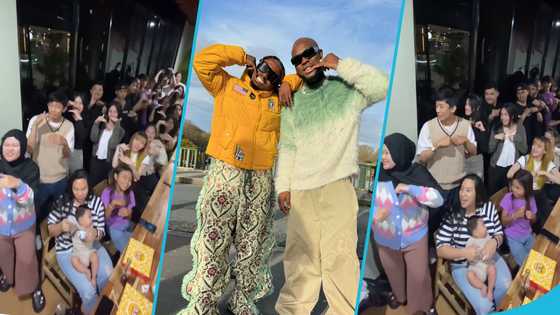 Indonesian family do Dancegod Lloyd and King Promise's Paris dance challenge, video melts hearts