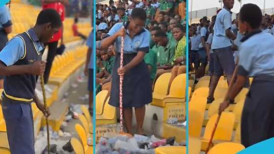Our Lady of Grace SHS students earn praise for cleaning stadium after inter-school games