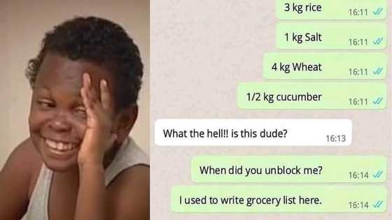 Man uses ex-girlfriend's number to write his grocery list; photo drops