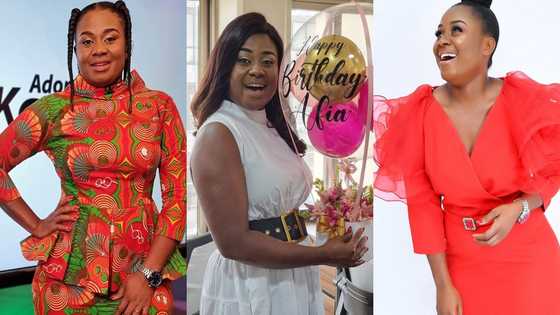 Adom TV's Afia Amankwaah Tamakloe celebrates birthday on Good Friday; beautiful photos drop