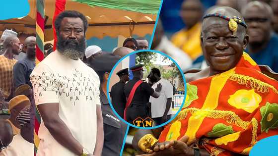 Tense moment as Otumfour’s bodyguard almost sent away at Police Headquarters