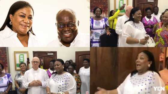 First video drops as Akufo-Addo's wife gets surprised with a party on her 69th birthday