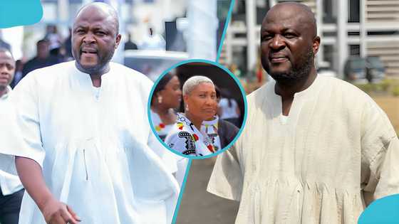 Ibrahim Mahama's beautiful wife Oona Maxwell makes rare public appearance at family event, video