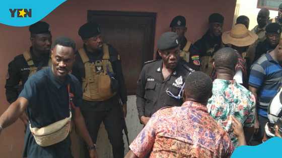 Tension in New Juaben as Police storm royal stool room, detain family members