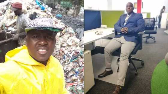 “Rise, king”: Determined man shares before and after snaps; touches many locals with his success