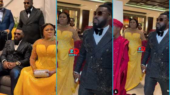Bills Credit CEO Richard Armah Quaye's beautiful mom rocks a yellow gown at his lavish birthday party
