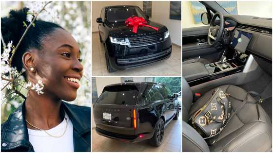 Gorgeous mom shows off powerful 2023 Range Rover she got as push gift; peeps gush over photos