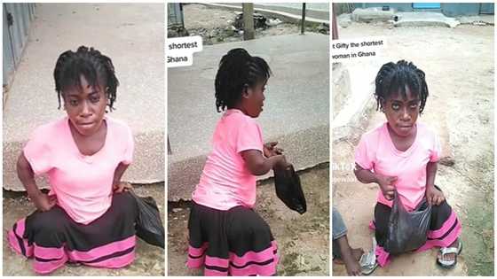 Lady reported as Ghana's 'shortest' woman appeals for financial support in emotional video