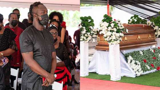 Actor Eddie Nartey shares emotional photos and message to his late wife after her burial