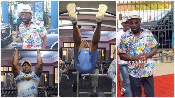 Despite and East Legon executives work out in style: video shows the rich men pumping muscles