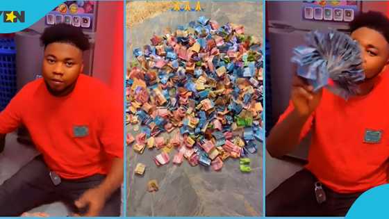 Ghanaian man opens Susu box, rejoices over money saved for Christmas