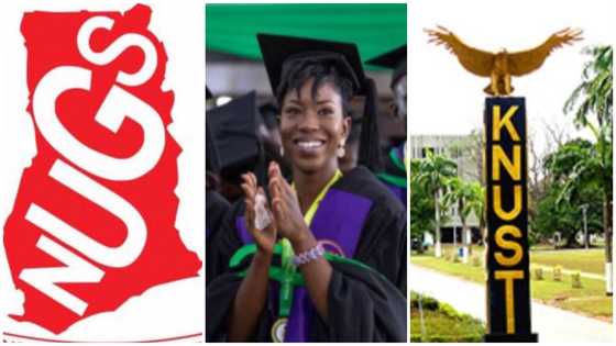 KNUST deferment saga: NUGS promises to pay school fees for 3,000 affected students