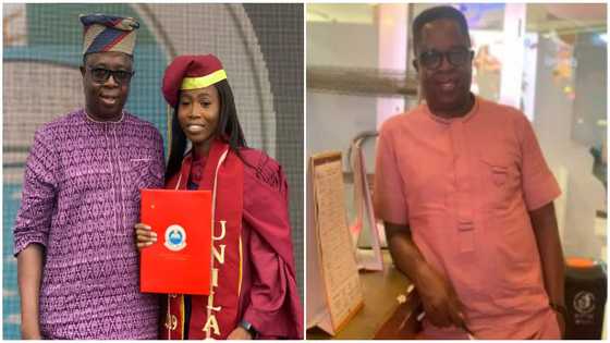 Dad celebrates daughter who graduated with first-class in Chemical Engineering, drops photo with her