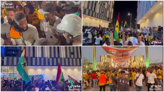 FIFA World Cup 2022: Ghanaians hit streets of Qatar with jama songs, video gives many goosebumps