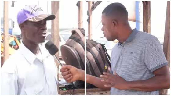 Ghanaian insecticides seller with 2 wives vows never to travel abroad for greener pastures: “I will make it here”