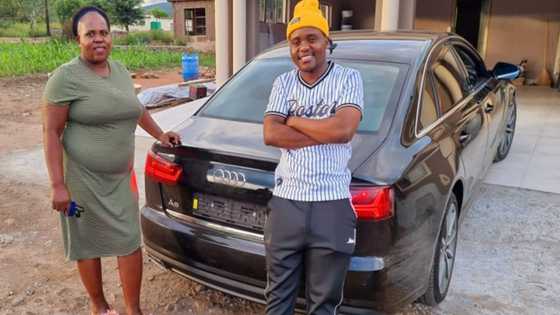 DJ buys mom stunning Audi to thank her for keeping him in school