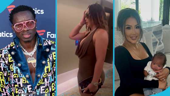 Michael Blackson celebrates fiancée Rada’s beauty two months after welcoming their baby