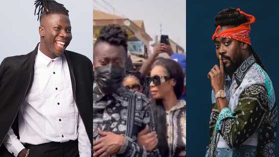 Fans scream and chant as Stonebwoy takes Beenie Man to streets of Ashaiman ahead of BHIM concert; video drops