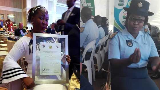 Brave frontline policewoman honoured with the police of the year award