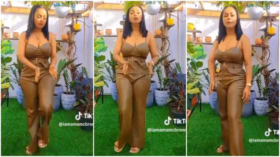 Nana Ama McBrown dances to "Terminator" by King Promise, fans look at her curvy hips