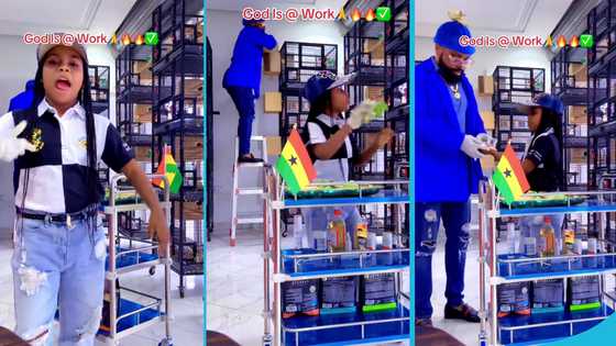 Agradaa's daughter Rihanna joyfully sings Blacko's song while feeding birds with Angel Asiamah