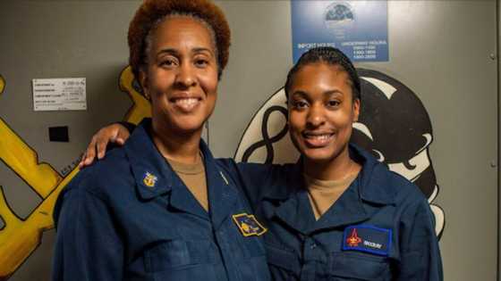 Mother-daughter take their bond to the next level as both serve in the Navy on the same ship