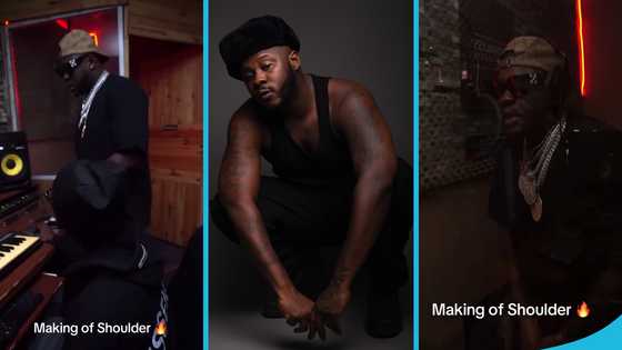 Medikal awes fans with how he recorded his trending hit song Shoulder