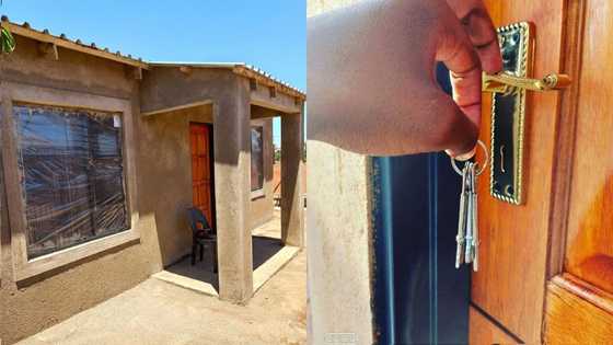 'Broke' man celebrates building mom house as show of gratitude; many are impressed