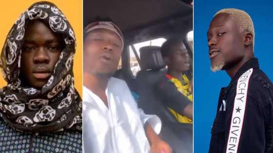 Video of Okese1 smoking in ride with Yaw Tog causes stir online; fans scream “God help us”