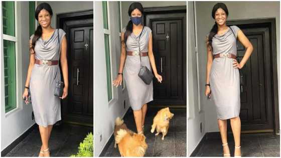 Veteran actress Omotola’s lookalike daughter Princess prays for success as she finally lands new job